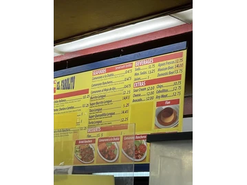 Taquería El Farolito menu photo