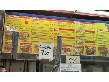 Taquería El Farolito menu photo