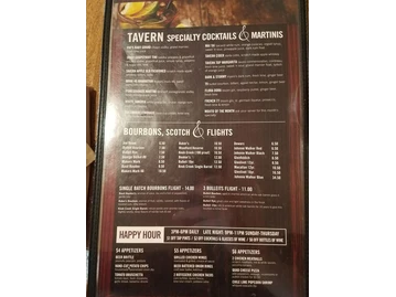 Tavern 4&5 menu photo