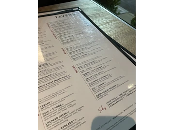 Tavern in the Square Cranston menu photo