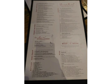 Tavern in the Square Cranston menu photo