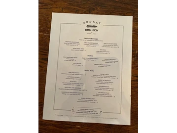 Tavern & Table menu photo