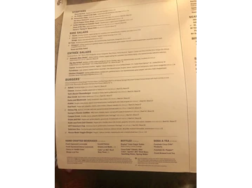 Ted's Montana Grill menu photo