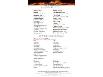Terra Gaucha Brazilian Steakhouse menu photo