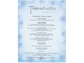 TerraCotta Wine Bistro menu photo