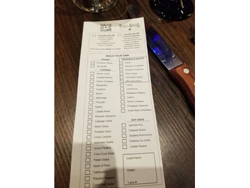 Texas de Brazil menu photo