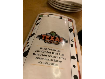Texas Roadhouse menu photo