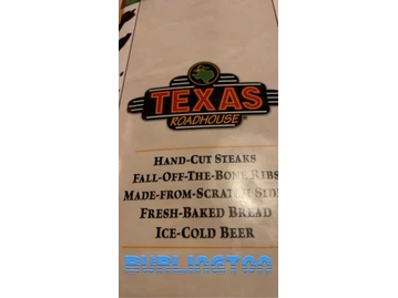 Texas Roadhouse menu photo