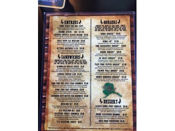 The 49th Food & Spirits menu photo