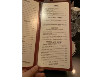 The Avenue Steak Tavern menu photo