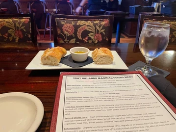 The Back Room Steakhouse menu photo