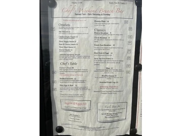 The Beacon Cafe menu photo