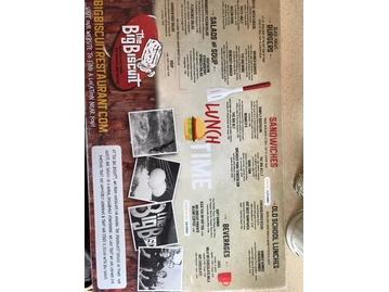 The Big Biscuit menu photo
