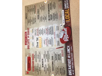 The Big Biscuit menu photo