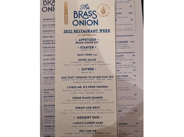 The Brass Onion menu photo
