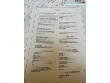 The Cake Bake Shop by Gwendolyn Rogers, Carmel City Center menu photo