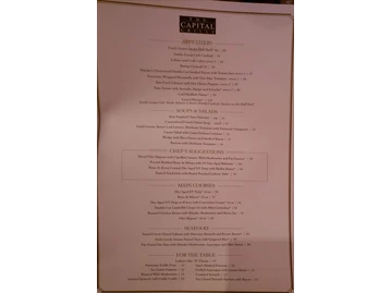 The Capital Grille menu photo