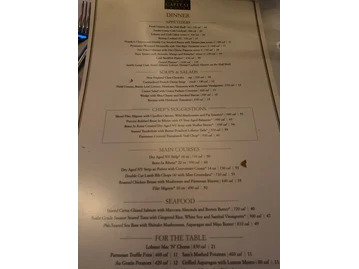 The Capital Grille menu photo