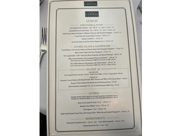 The Capital Grille menu photo