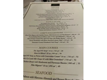 The Capital Grille menu photo