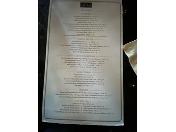 The Capital Grille menu photo