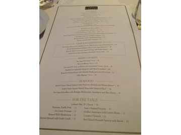 The Capital Grille menu photo