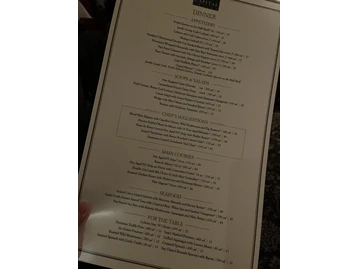The Capital Grille menu photo