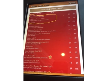 The Capital Grille menu photo