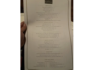 The Capital Grille menu photo