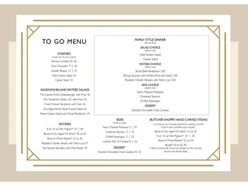 The Capital Grille menu photo