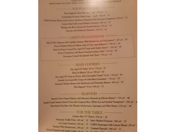 The Capital Grille menu photo