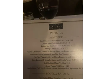 The Capital Grille menu photo