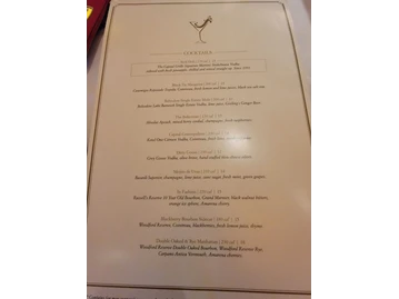 The Capital Grille menu photo
