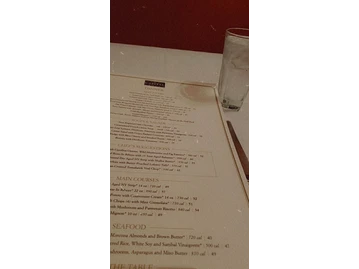 The Capital Grille menu photo