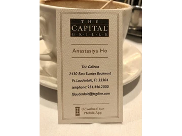 The Capital Grille menu photo