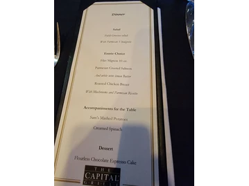 The Capital Grille menu photo