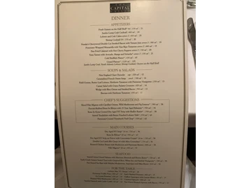 The Capital Grille menu photo