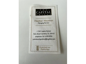 The Capital Grille menu photo