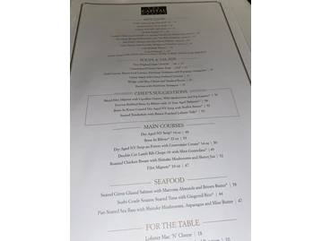 The Capital Grille menu photo