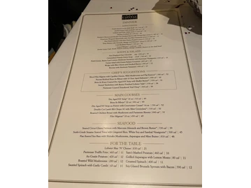 The Capital Grille menu photo