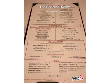 The Charcoal Room menu photo