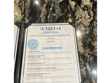 The Chef and I menu photo
