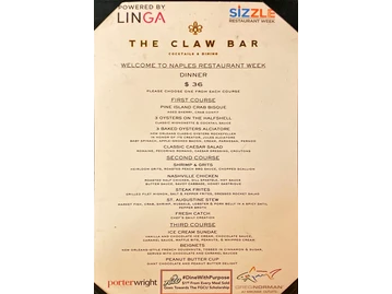 The Claw Bar menu photo