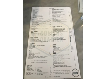 The Collins Quarter menu photo