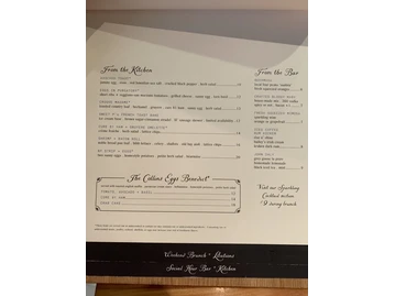 The Collins Small Batch Kitchen menu photo