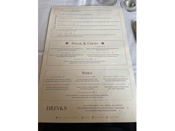 The Creek Restaurant menu photo