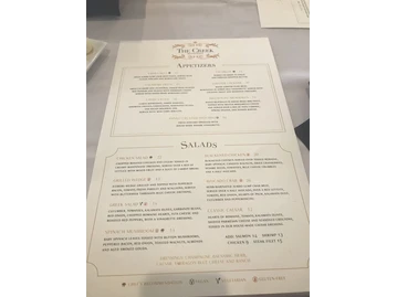 The Creek Restaurant menu photo