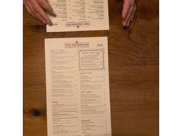 The Dearborn menu photo
