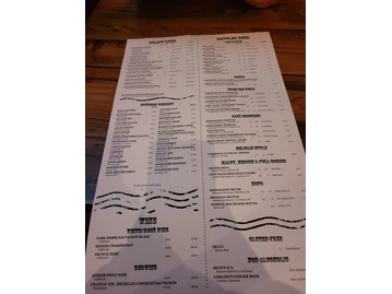 The Eagle menu photo