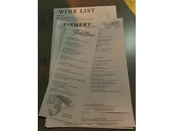 The Fishery menu photo